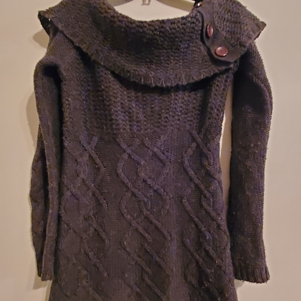 Seduction cowl neck sweater